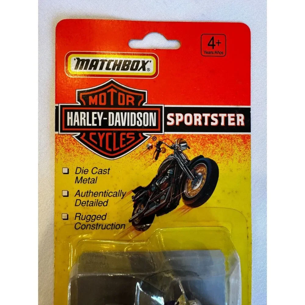 Vintage 1993 Harley Davidson Sportster Matchbox New in Box